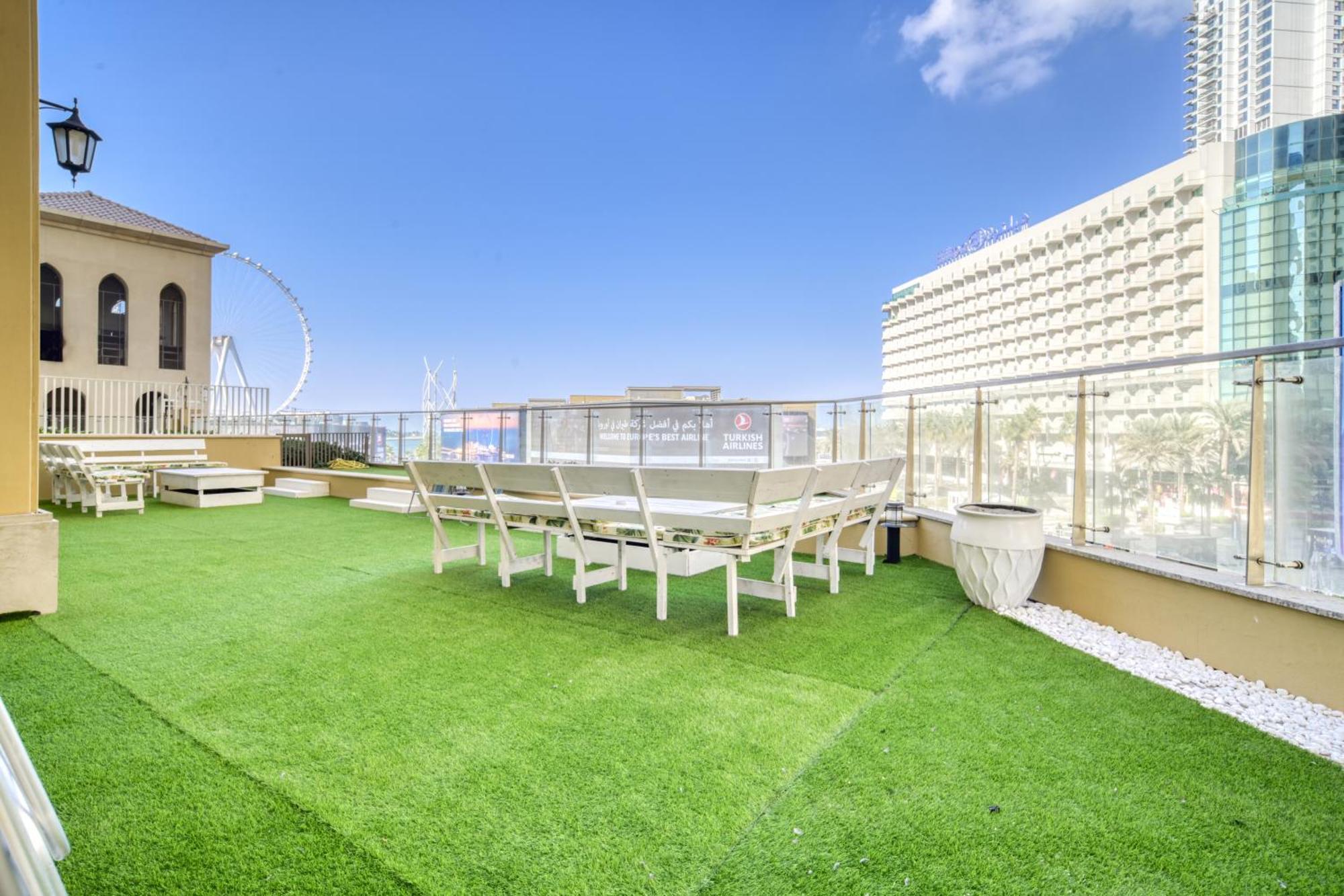 New! Sea View Luxurious 4 Bedroom Duplex Dubai Bagian luar foto